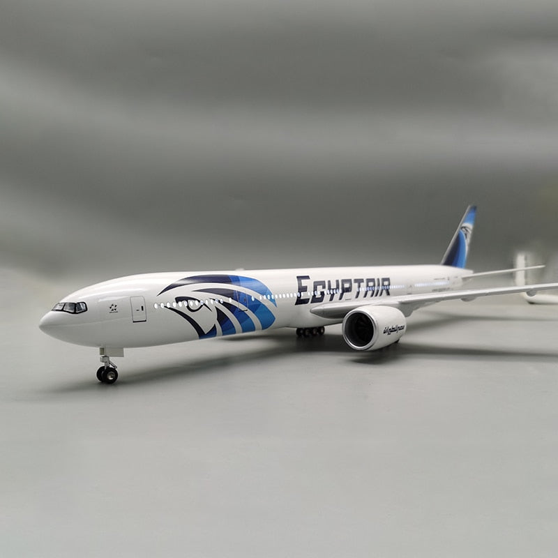 Egypt Air Boeing 777 Airplane Model (1/157 Scale)