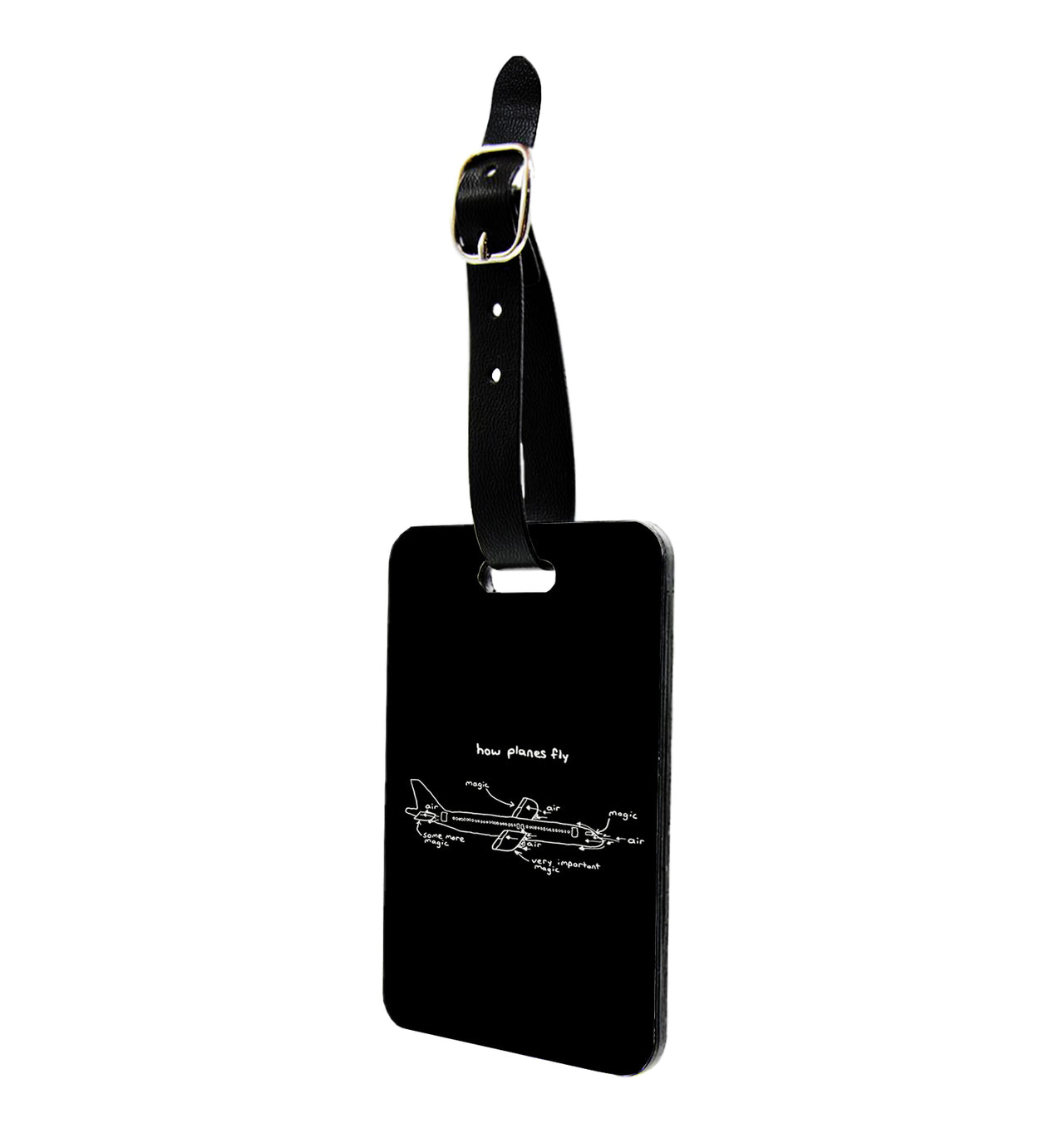 How Planes Fly Designed Luggage Tag
