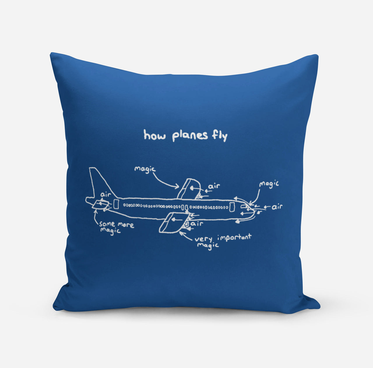 How Planes Fly Designed Pillows