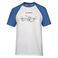 Thumbnail for How Planes Fly Designed Raglan T-Shirts