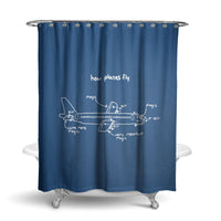 Thumbnail for How Planes Fly Designed Shower Curtains