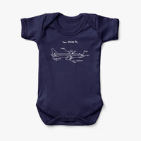 Thumbnail for How Planes Fly Designed Baby Bodysuits