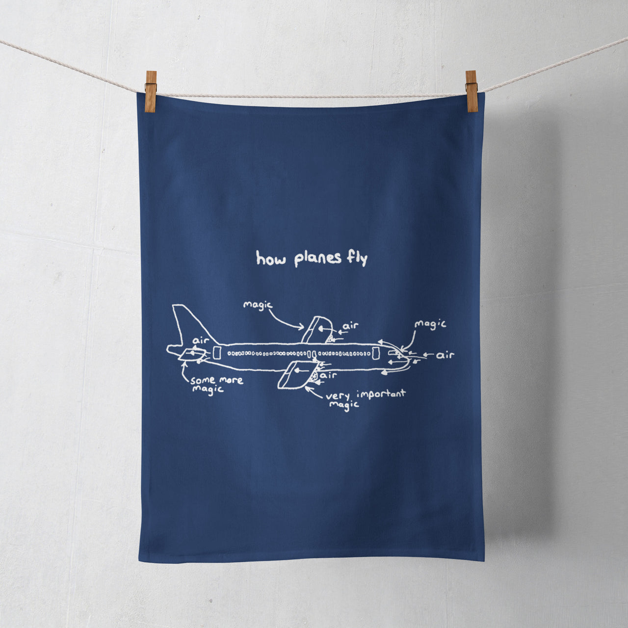 How Planes Fly Designed Towels