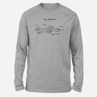 Thumbnail for How Planes Fly Designed Long-Sleeve T-Shirts