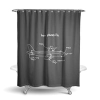 Thumbnail for How Planes Fly Designed Shower Curtains