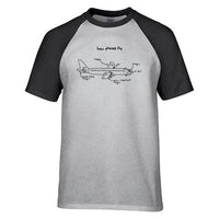 Thumbnail for How Planes Fly Designed Raglan T-Shirts