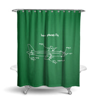 Thumbnail for How Planes Fly Designed Shower Curtains