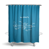 Thumbnail for How Planes Fly Designed Shower Curtains