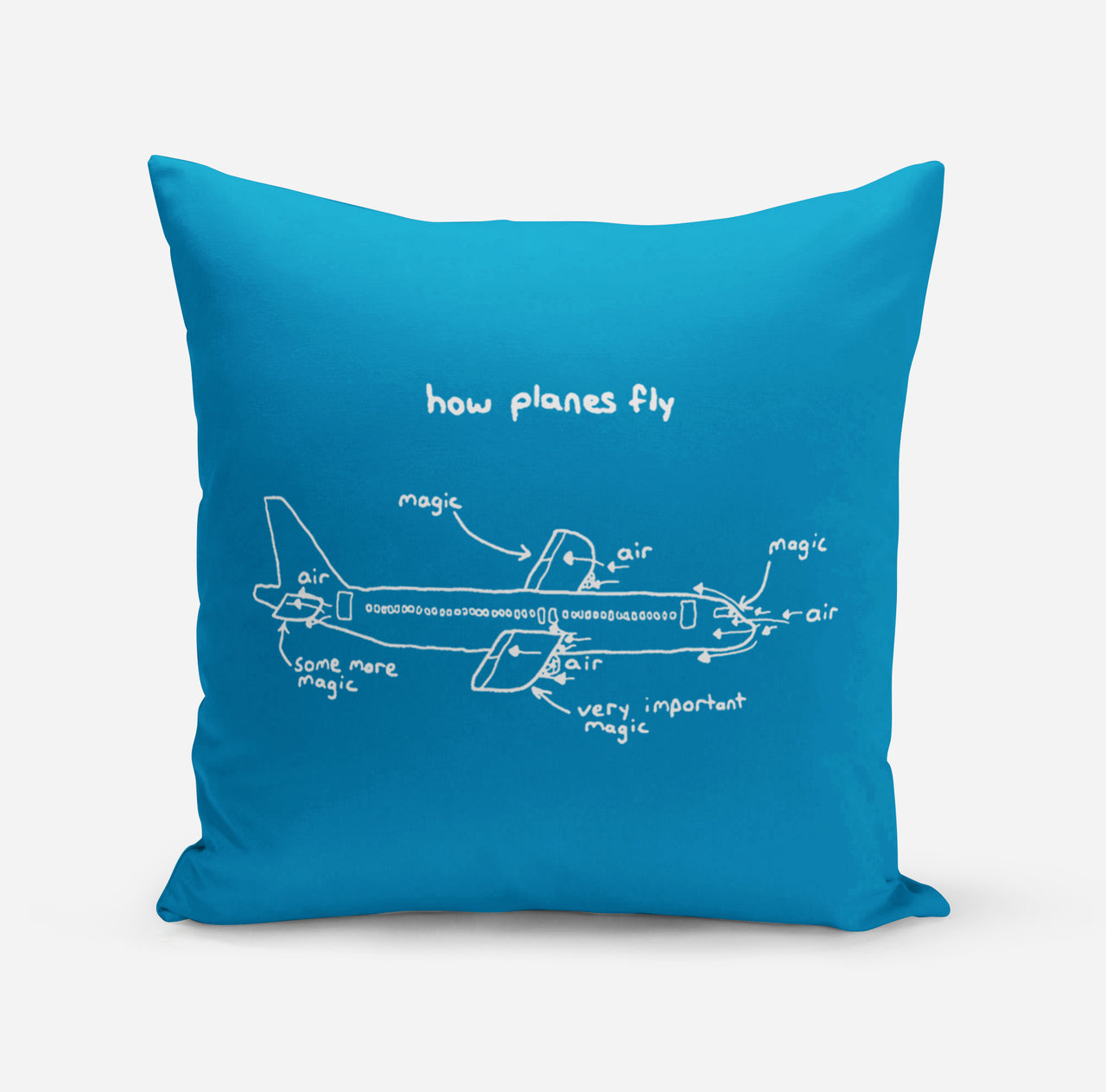 How Planes Fly Designed Pillows