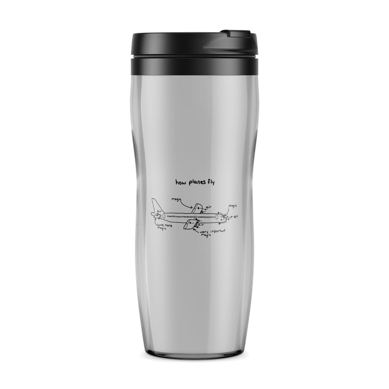 How Planes Fly Designed Travel Mugs
