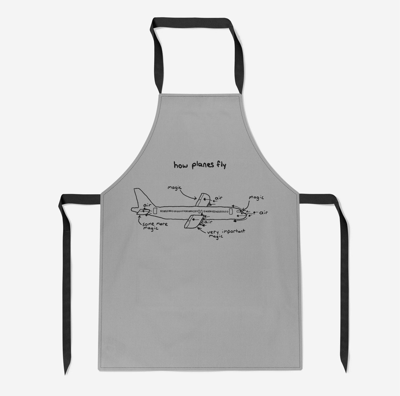How Planes Fly Designed Kitchen Aprons