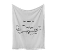 Thumbnail for How Planes Fly Designed Bed Blankets & Covers