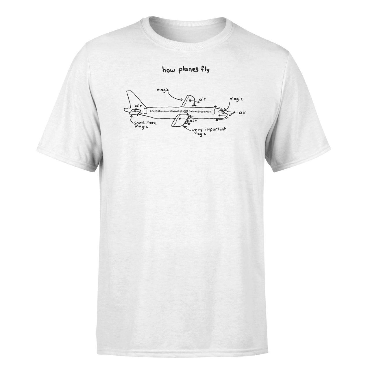 How Planes Fly Designed T-Shirts