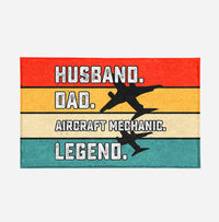 Thumbnail for Husband & Dad & Aircraft Mechanic & Legend Designed Door Mats