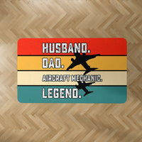 Thumbnail for Husband & Dad & Aircraft Mechanic & Legend Designed Carpet & Floor Mats