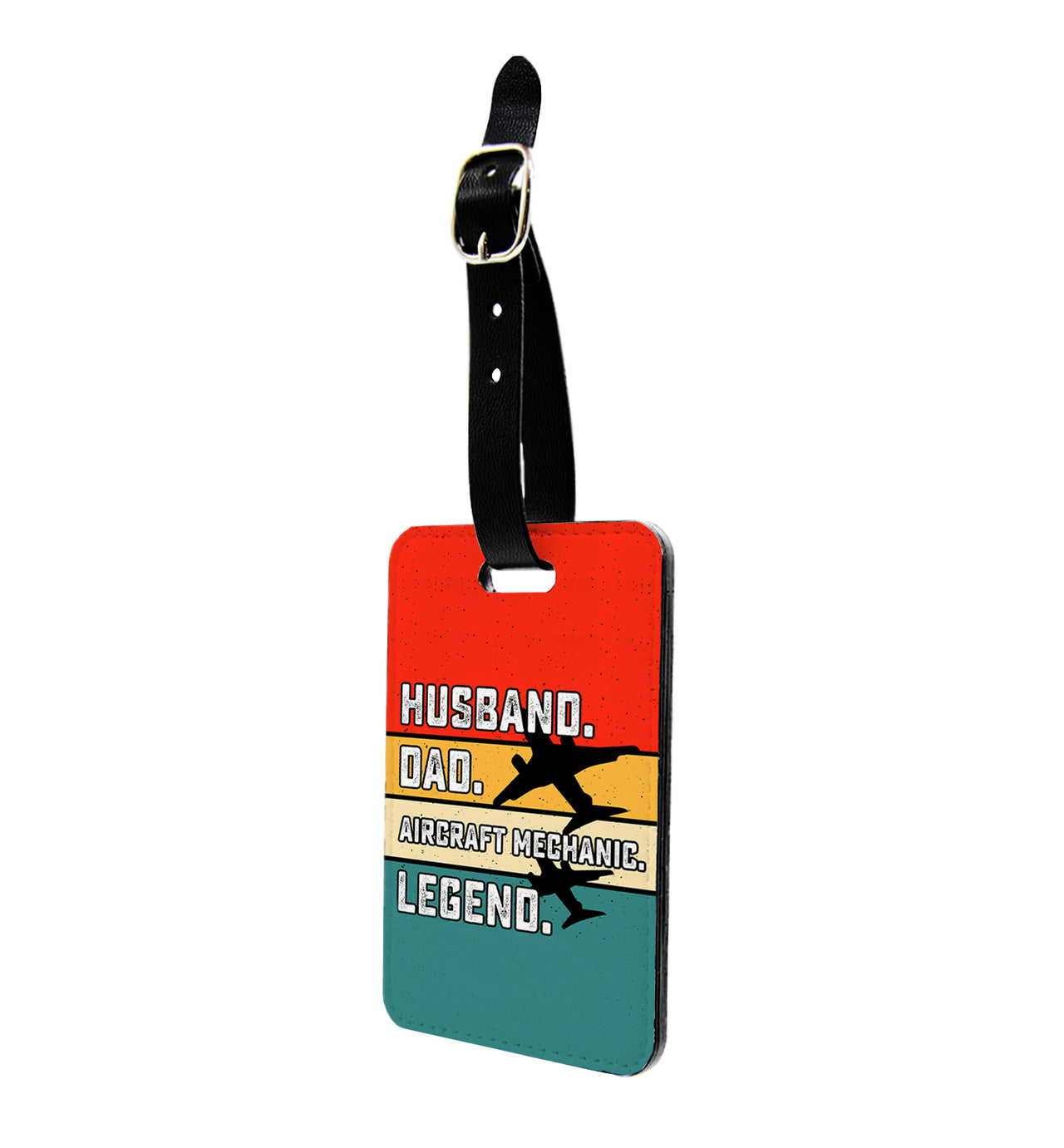 Husband & Dad & Aircraft Mechanic & Legend Designed Luggage Tag
