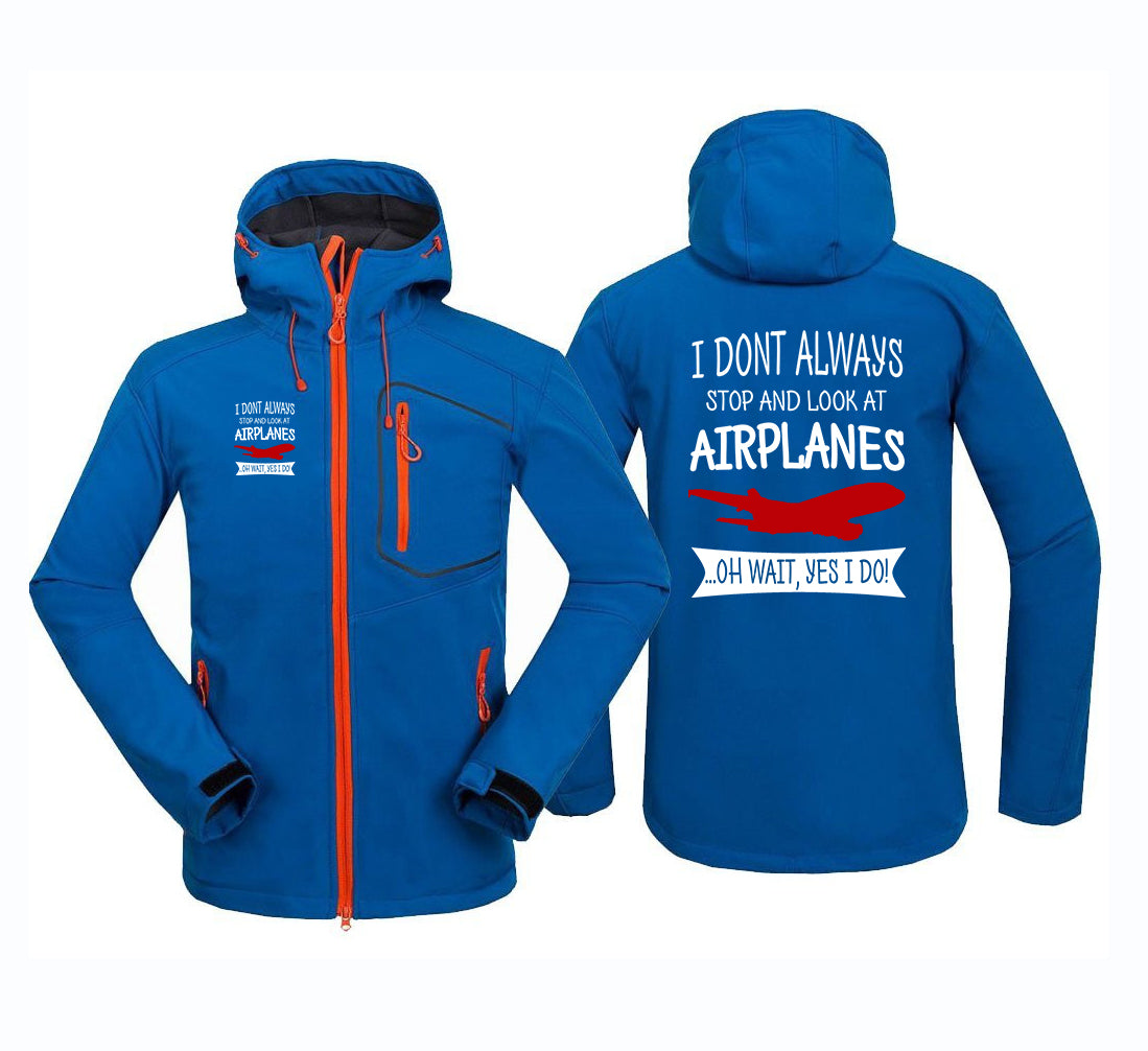 I Don't Always Stop and Look at Airplanes Polar Style Jackets