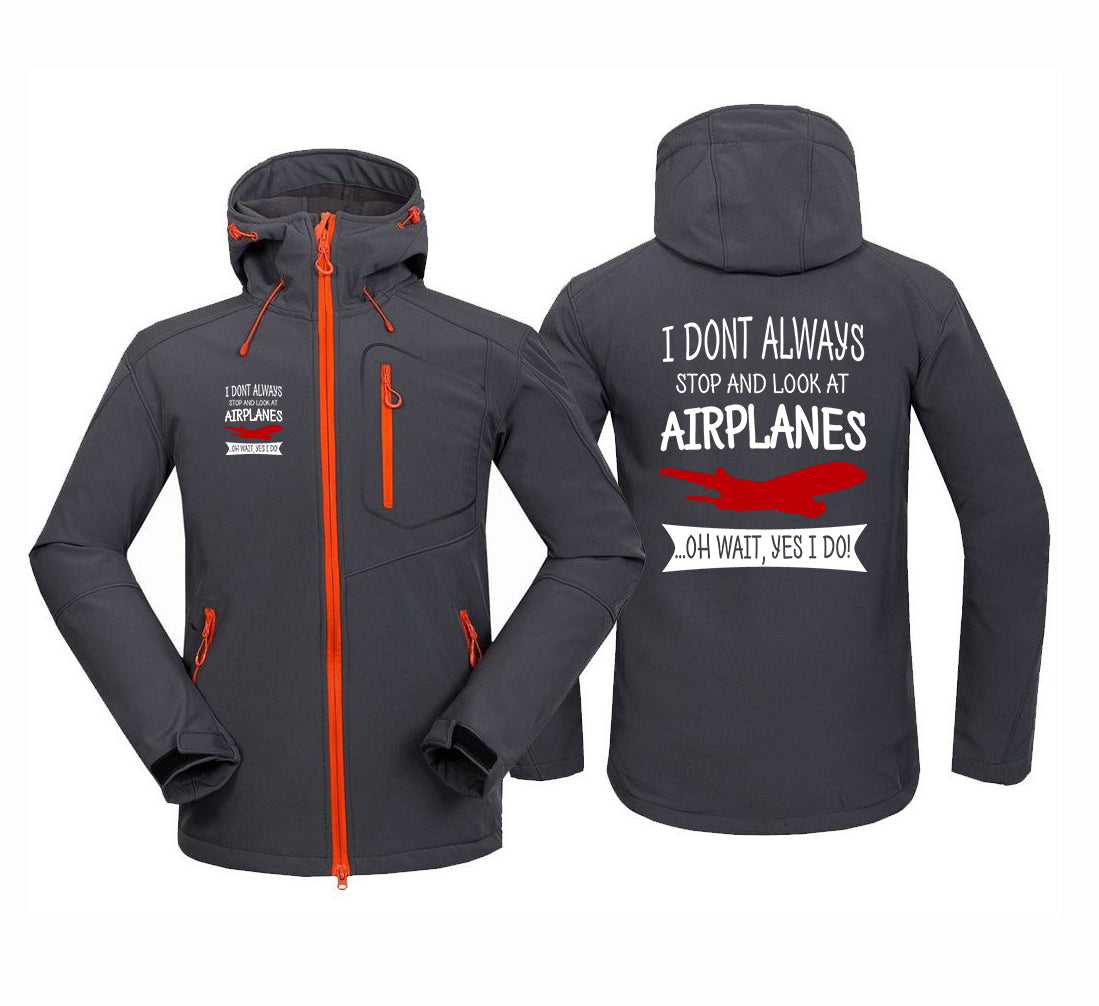 I Don't Always Stop and Look at Airplanes Polar Style Jackets