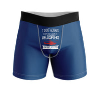 Thumbnail for I Don't Always Stop and Look at Helicopters Designed Men Boxers