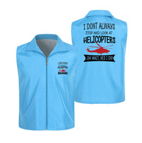 Thumbnail for I Don't Always Stop and Look at Helicopters Designed Thin Style Vests