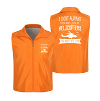 Thumbnail for I Don't Always Stop and Look at Helicopters Designed Thin Style Vests