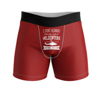 Thumbnail for I Don't Always Stop and Look at Helicopters Designed Men Boxers
