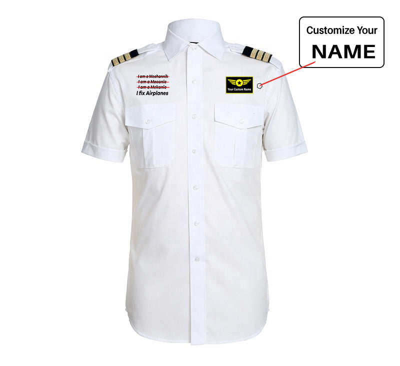 Customisable I Fix Airplanes Shirt - view 3