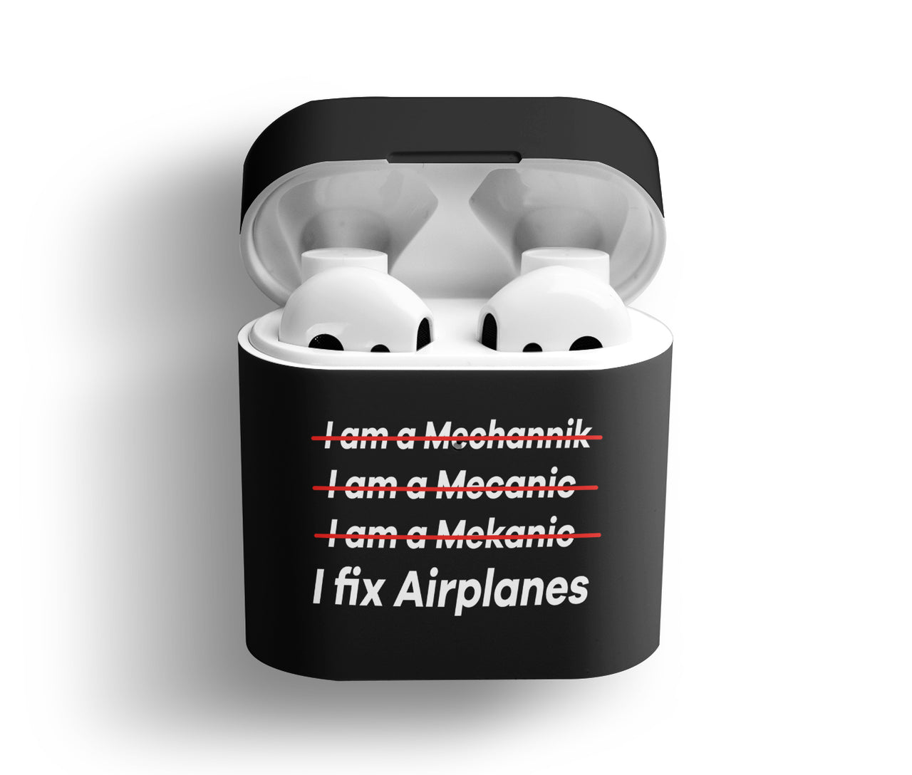 I Fix Airplanes Designed AirPods Cases