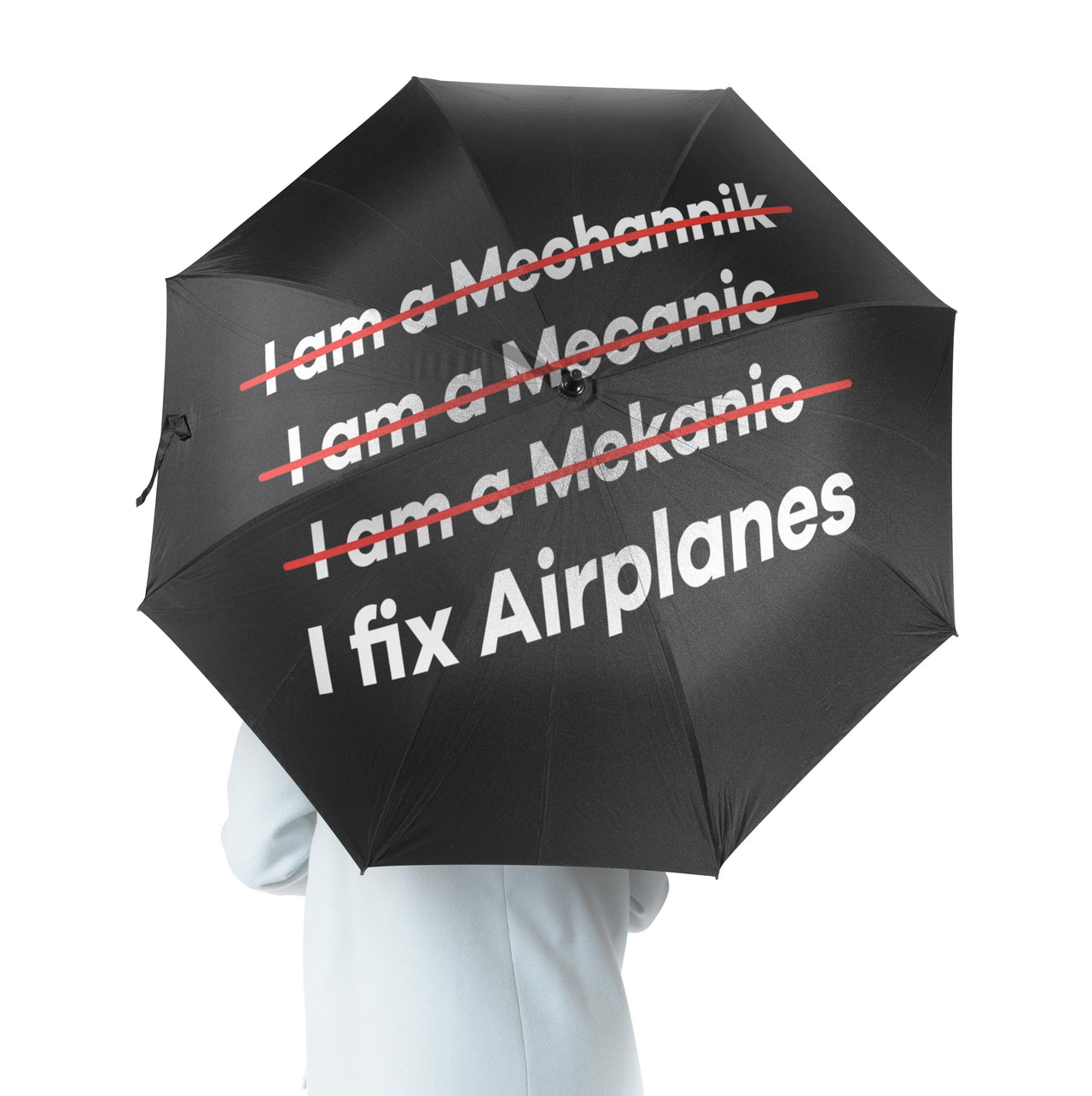 I Fix Airplanes Designed Umbrella