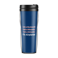 Thumbnail for I Fix Airplanes Designed Travel Mugs