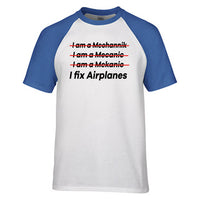Thumbnail for I Fix Airplanes Designed Raglan T-Shirts