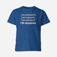 Thumbnail for I Fix Airplanes Designed Children T-Shirts