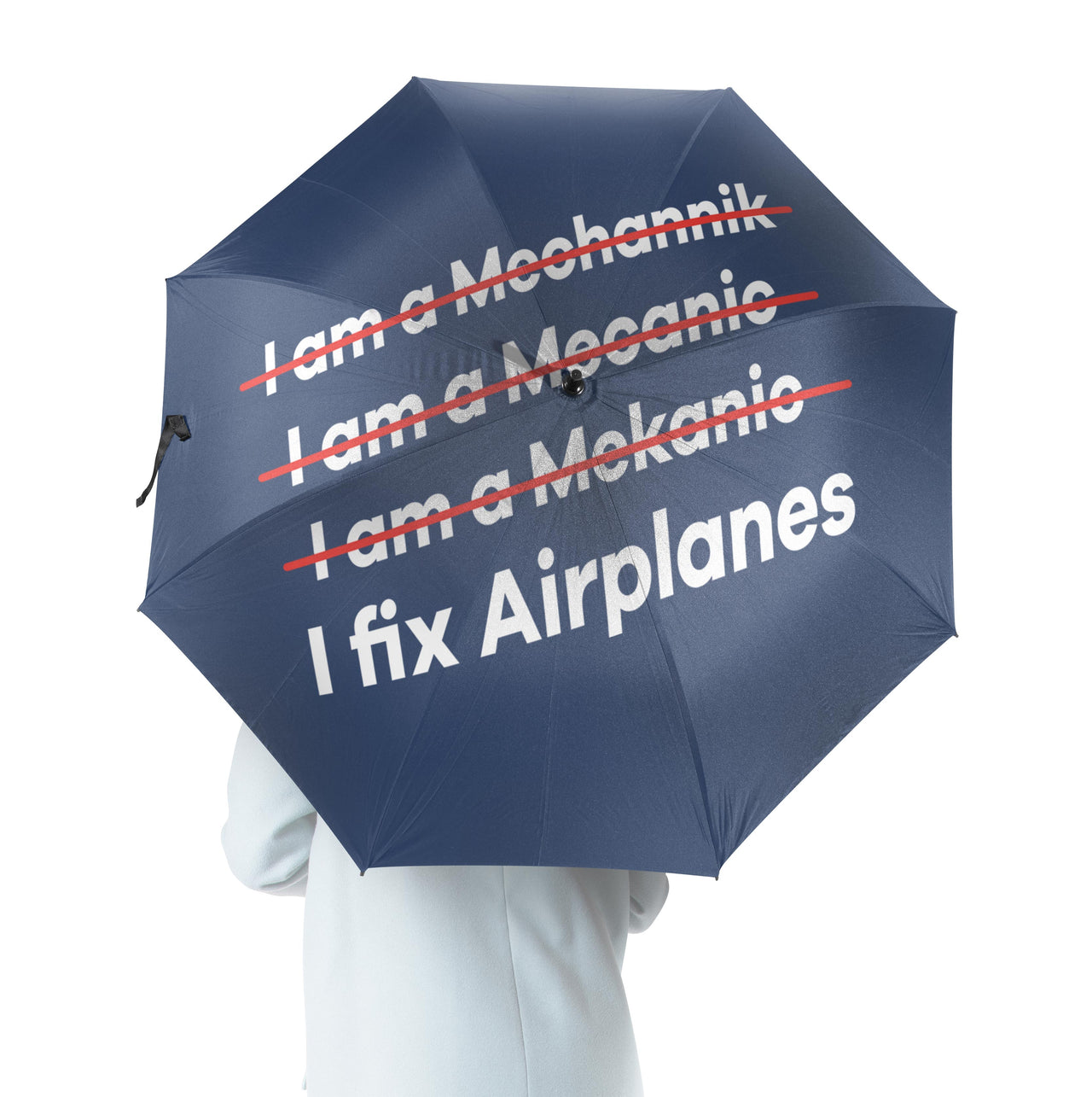 I Fix Airplanes Designed Umbrella