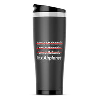 Thumbnail for I Fix Airplanes Designed Travel Mugs