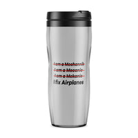 Thumbnail for I Fix Airplanes Designed Travel Mugs