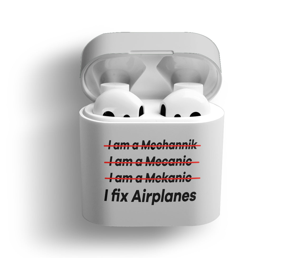I Fix Airplanes Designed AirPods Cases