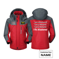 Thumbnail for I Fix Airplanes Designed Thick Winter Jackets