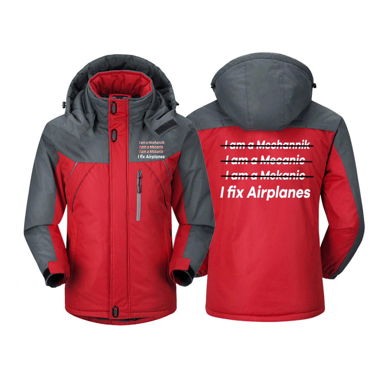 I Fix Airplanes Designed Thick Winter Jackets
