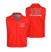 Thumbnail for I Fix Airplanes Designed Thin Style Vests