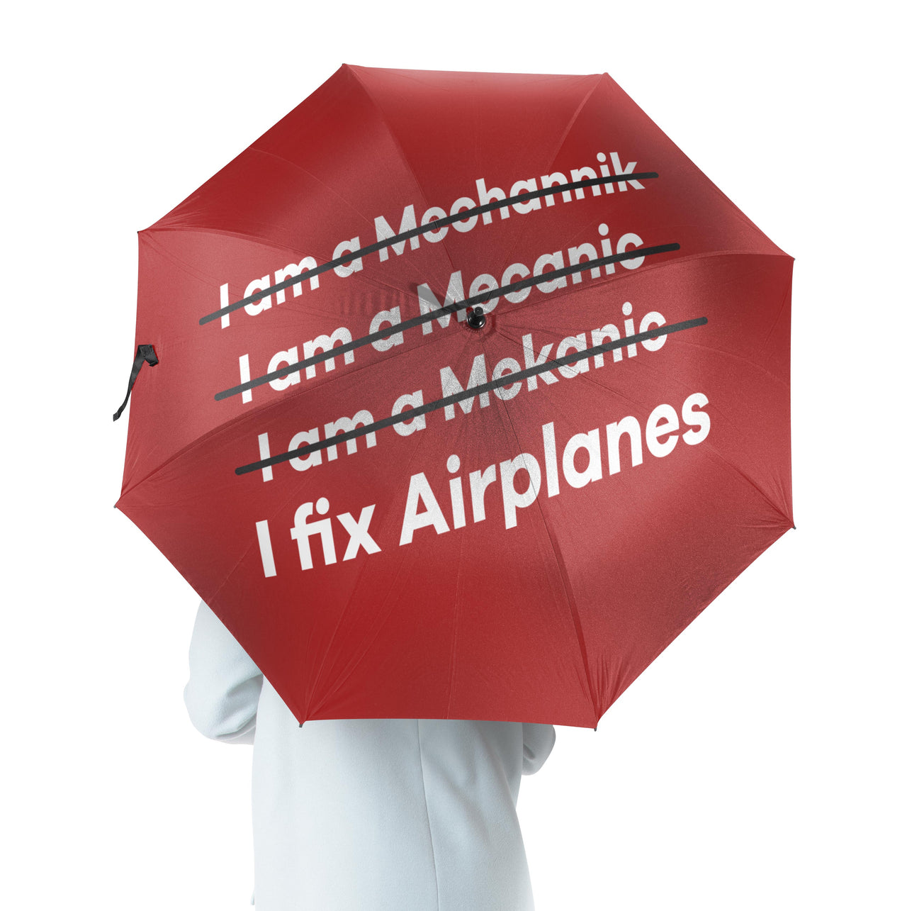 I Fix Airplanes Designed Umbrella