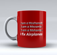 Thumbnail for I Fix Airplanes Designed Mugs