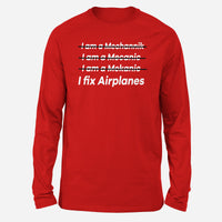 Thumbnail for I Fix Airplanes Designed Long-Sleeve T-Shirts