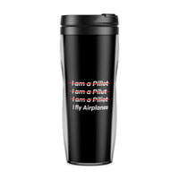Thumbnail for I Fly Airplanes Designed Travel Mugs