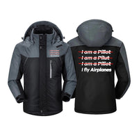 Thumbnail for I Fly Airplanes Designed Thick Winter Jackets