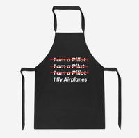 Thumbnail for I Fly Airplanes Designed Kitchen Aprons
