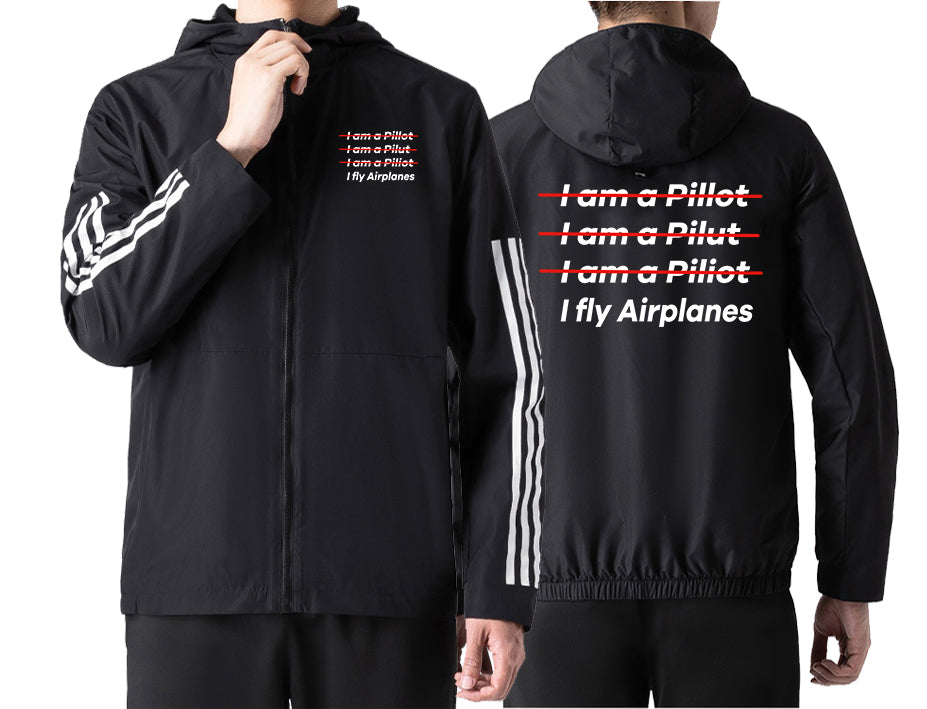 I Fly Airplanes Designed Sport Style Jackets
