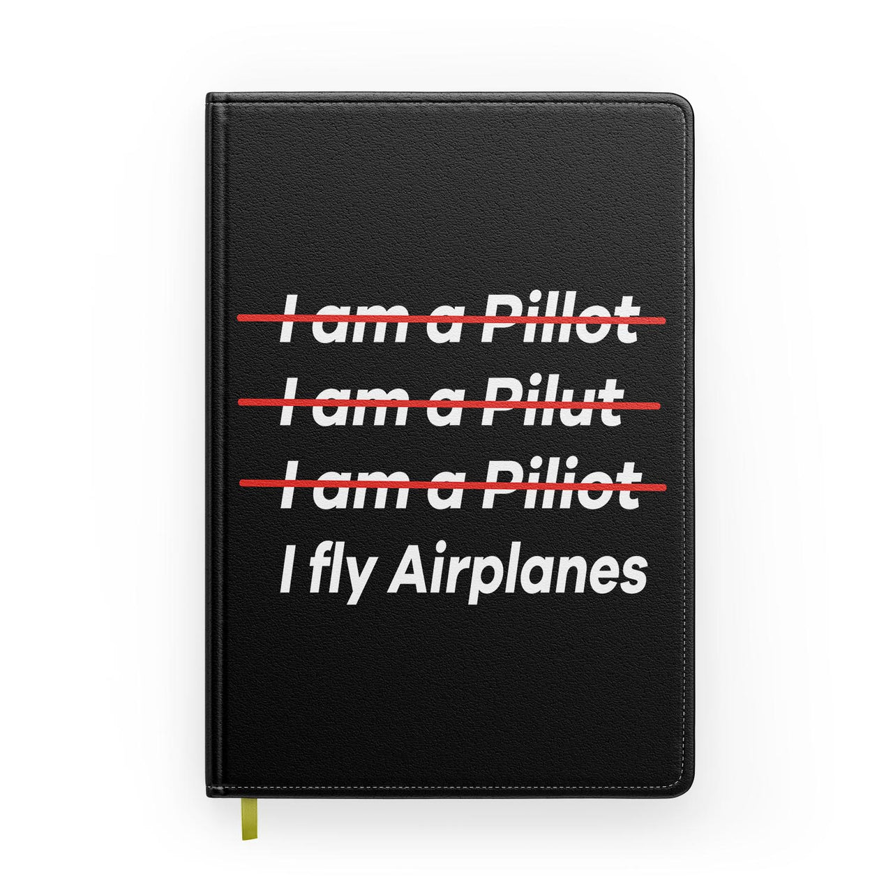 I Fly Airplanes Designed Notebooks