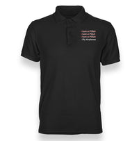 Thumbnail for I Fly Airplanes Designed Polo T-Shirts