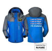 Thumbnail for I Fly Airplanes Designed Thick Winter Jackets