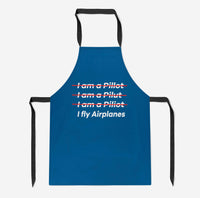 Thumbnail for I Fly Airplanes Designed Kitchen Aprons